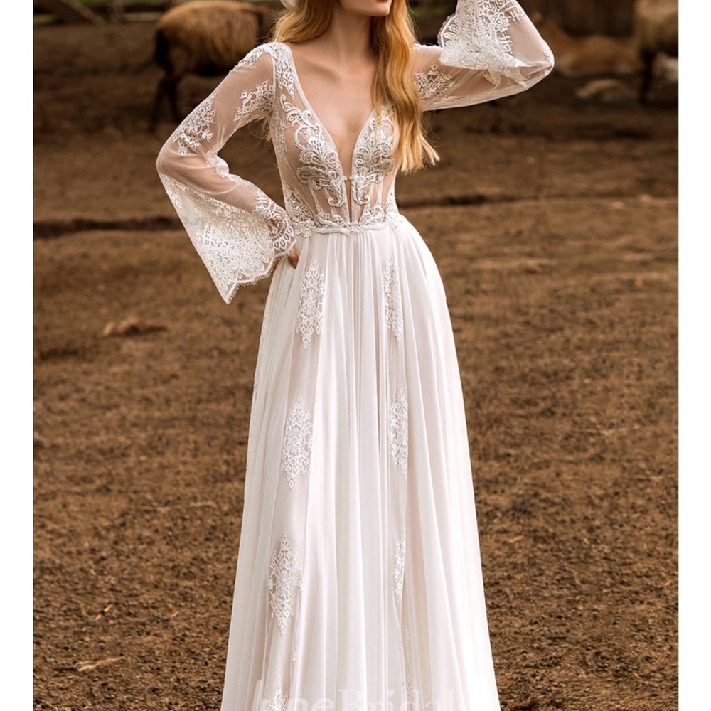 Elegant White Lace Women Dress